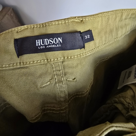 Anthropologie, Hudson Limelight Rosie High Rise Wide Leg Ankle Jeans, Size 32 - Picture 8 of 11